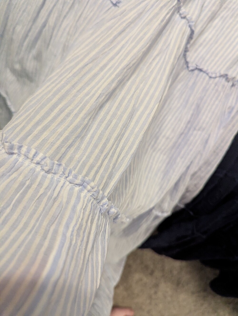 Lilly Pulitzer Light Blue Tiered Maxi Dress with Smocked Bodice - Picture 12 of 12
